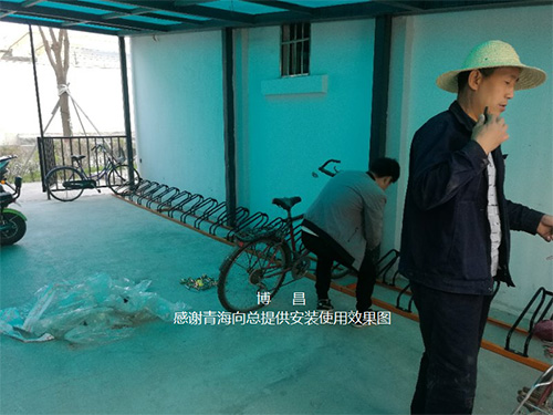 廣東青海省卡位式停車架使用案例